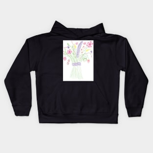 Bright bouquet Kids Hoodie